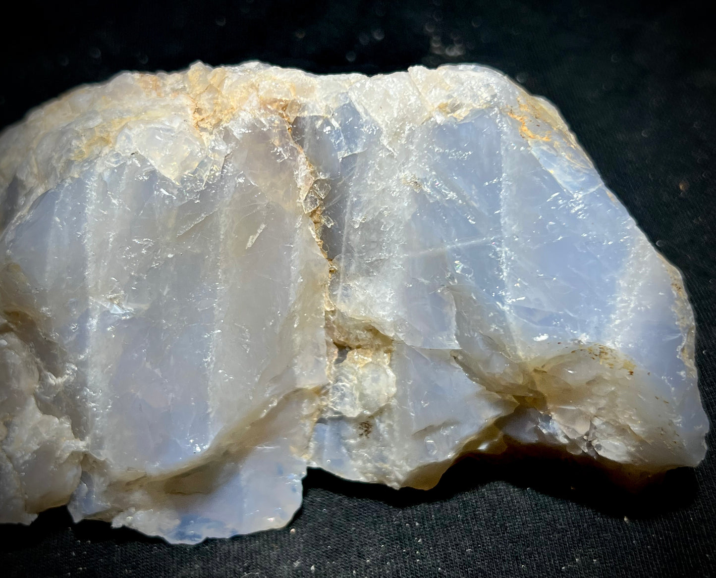 Asteriated Blue Quartz – Rare Star Quartz from California | Backlit Golden Glow